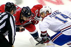 Plekanec and Beagle About to Face Off